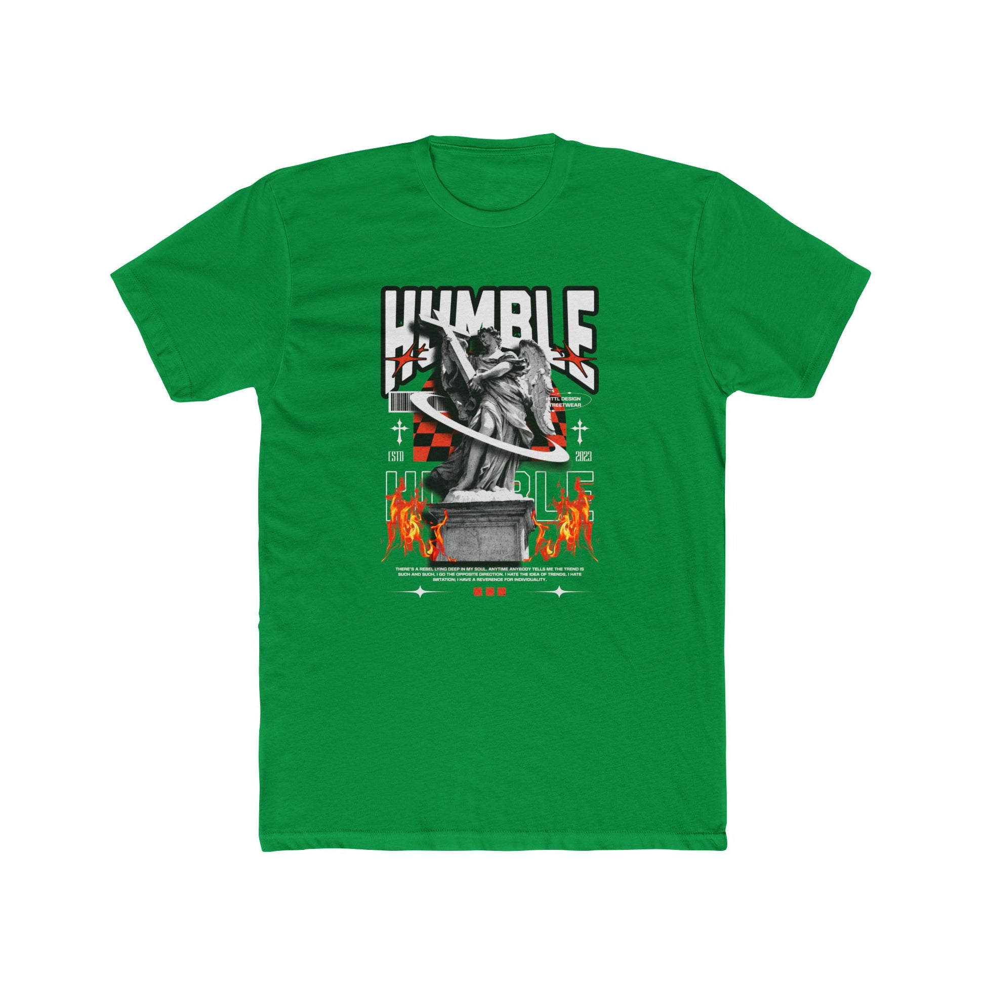 Humble Cotton Green Crew T-Shirt