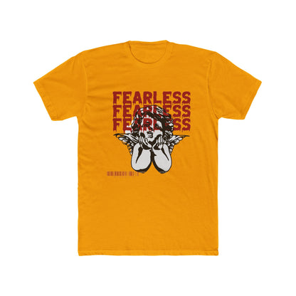 Fearless Cotton Yellow Crew T-Shirt