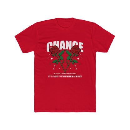 Change Cotton Red Crew T-Shirt