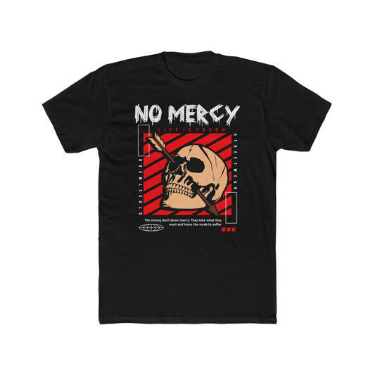 No Mercy Cotton Black Crew T-Shirt