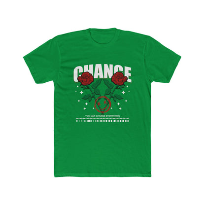 Change Cotton Green Crew T-Shirt
