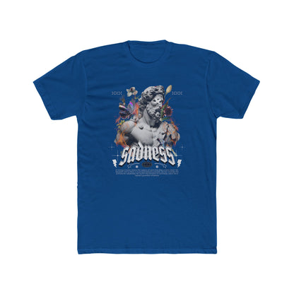 Sadness Cotton Blue Crew T-Shirt