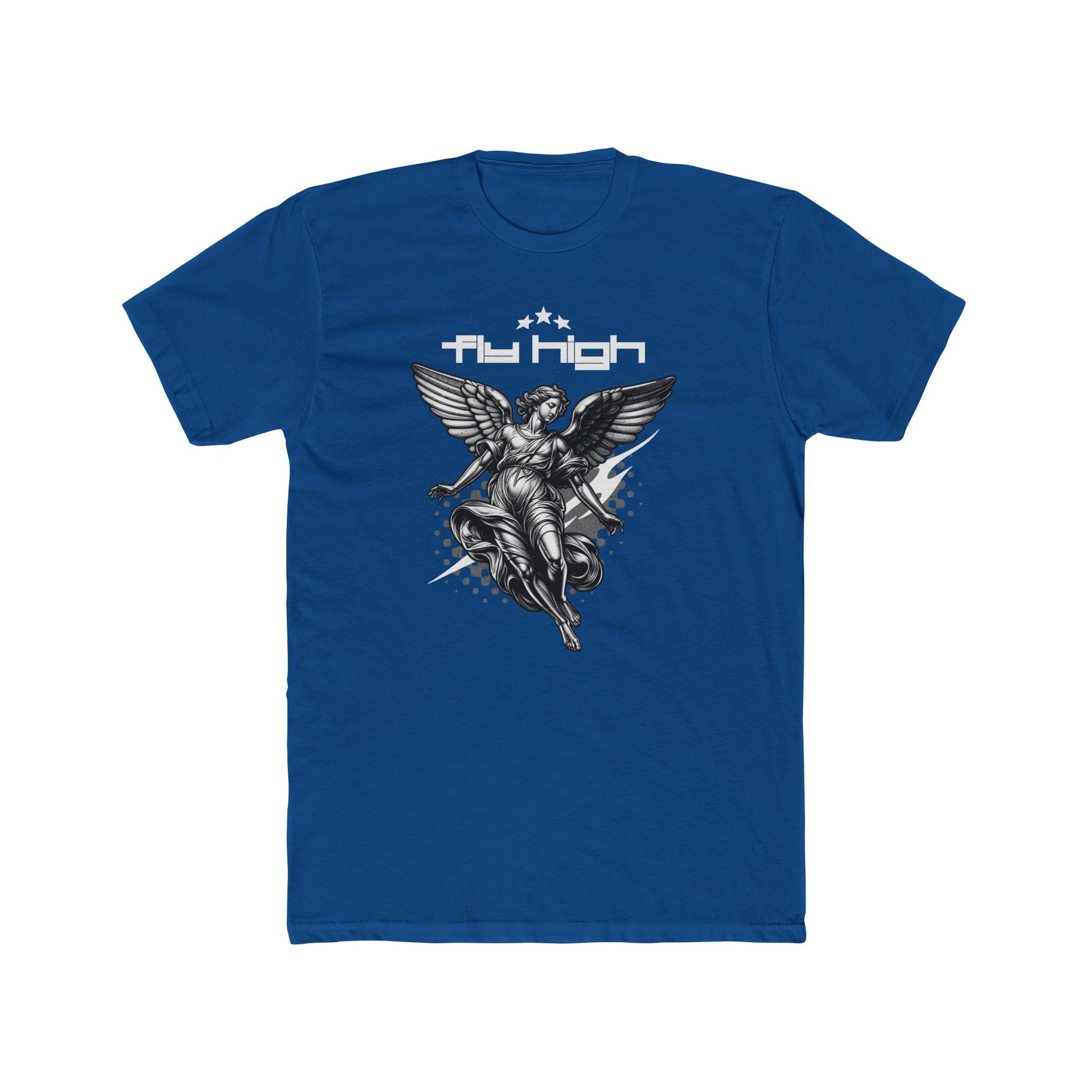 Fly High Cotton Blue Crew T-Shirt