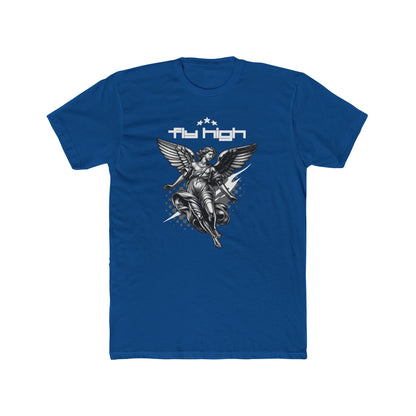 Fly High Cotton Blue Crew T-Shirt