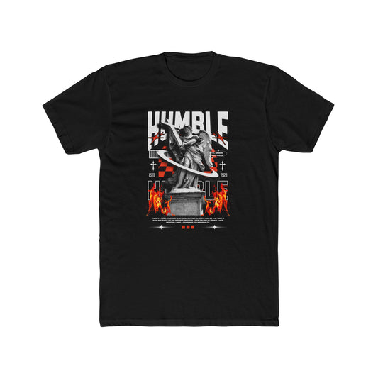 Humble Cotton Black Crew T-Shirt