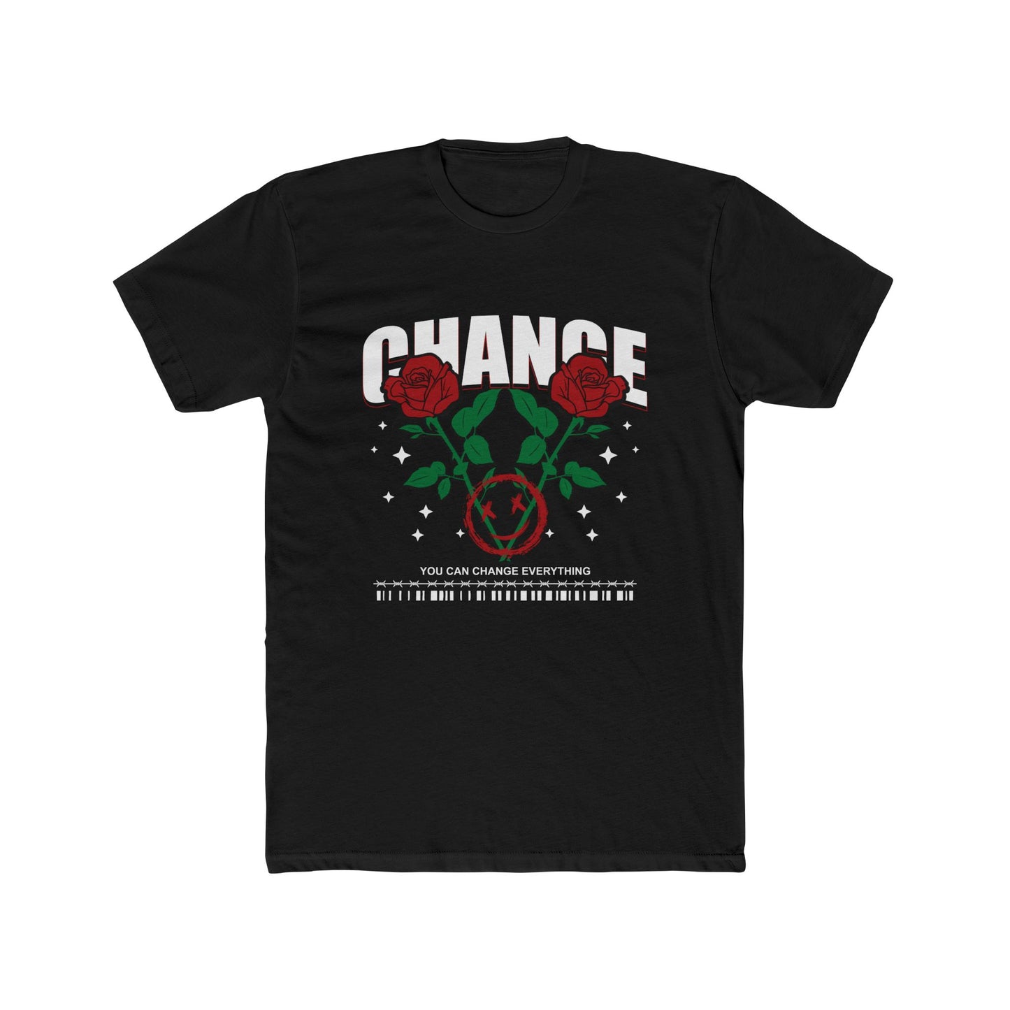Change Cotton Black Crew T-Shirt