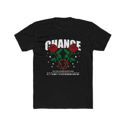 Change Cotton Black Crew T-Shirt