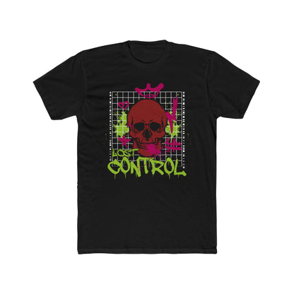 Control Cotton Black Crew T-Shirt