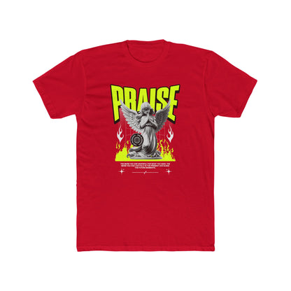 Praise Cotton Red Crew T-Shirt