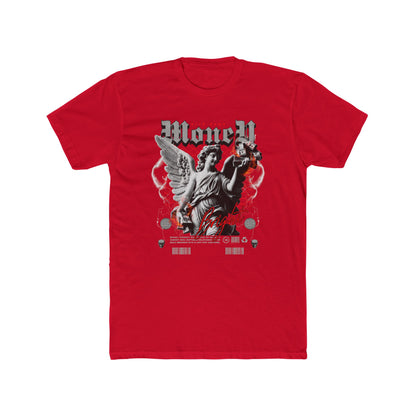 Money Cotton Red Crew T-Shirt