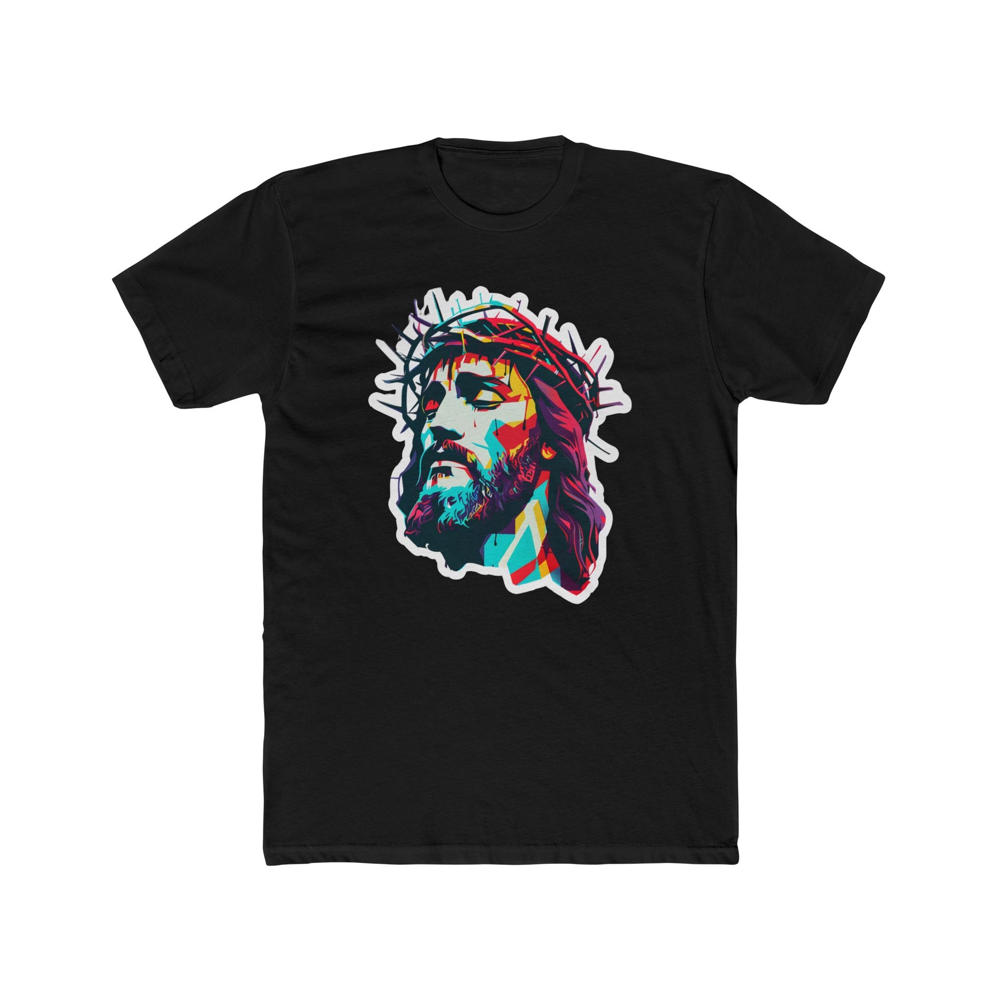 Vavid Messiah Cotton Black Crew T-Shirt