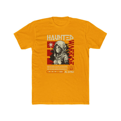 Haunted Warrior Cotton Yellow Crew T-Shirt