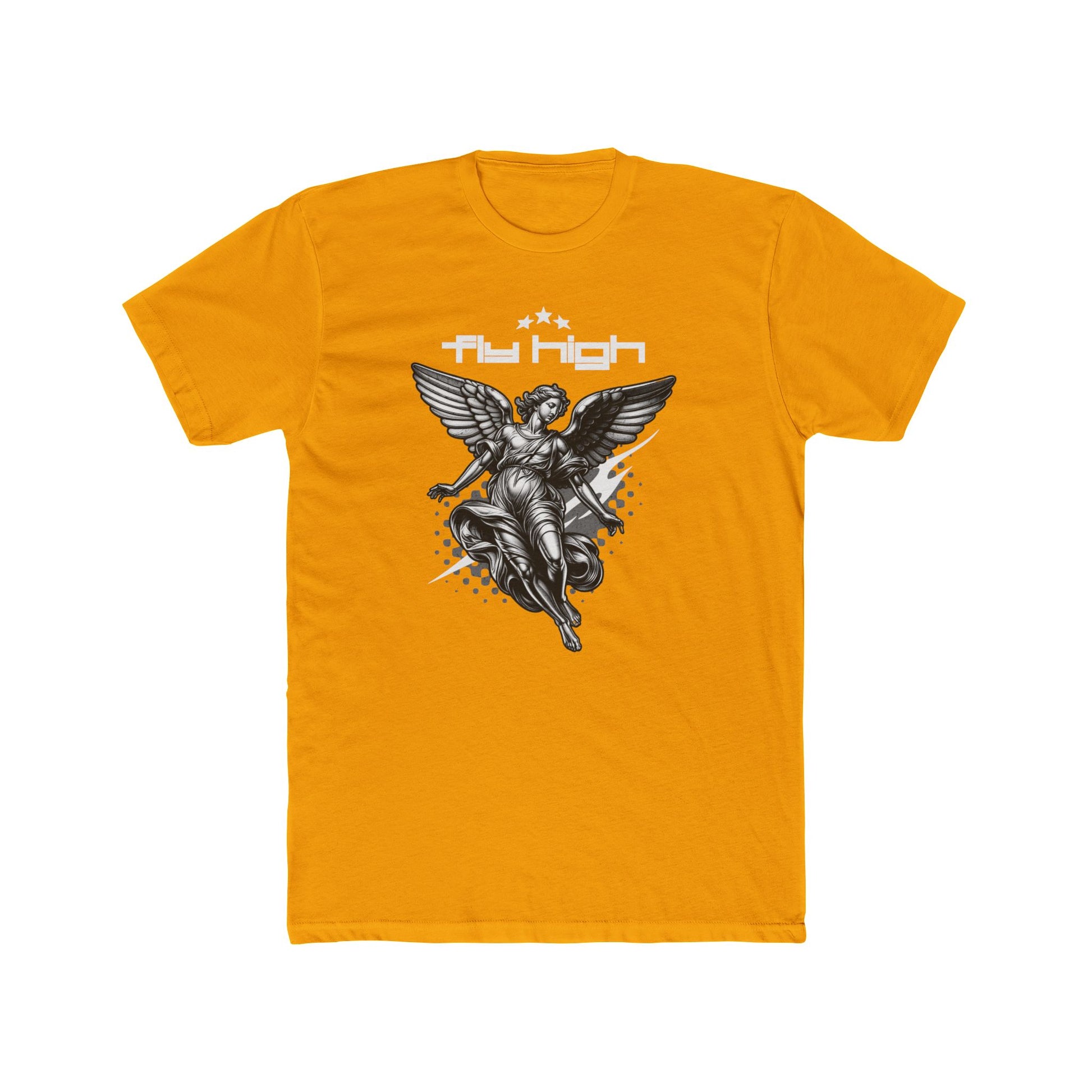 Fly High Cotton Yellow Crew T-Shirt