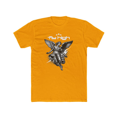Fly High Cotton Yellow Crew T-Shirt