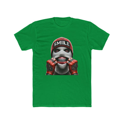Smile Cotton Green Crew T-Shirt