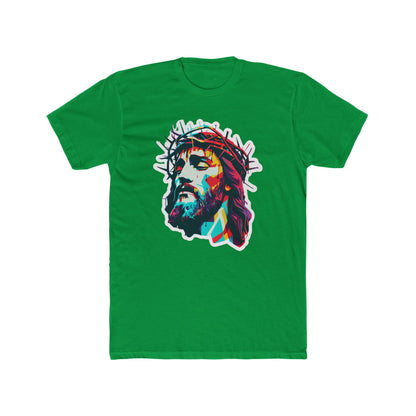 Vavid Messiah Cotton Green Crew T-Shirt