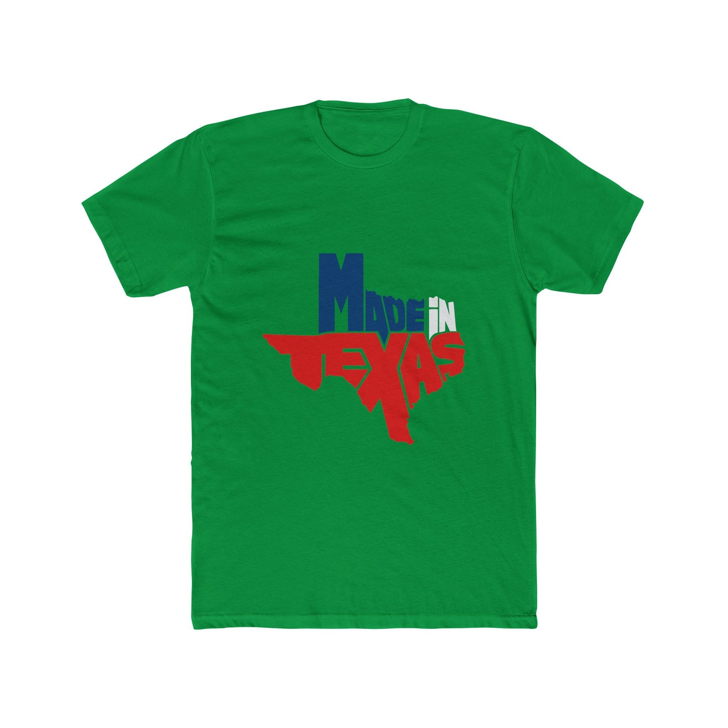 Texas Cotton Green Crew T-Shirt