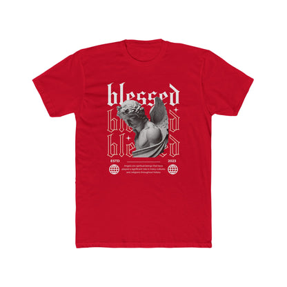 Blessed Cotton Red Crew T-Shirt