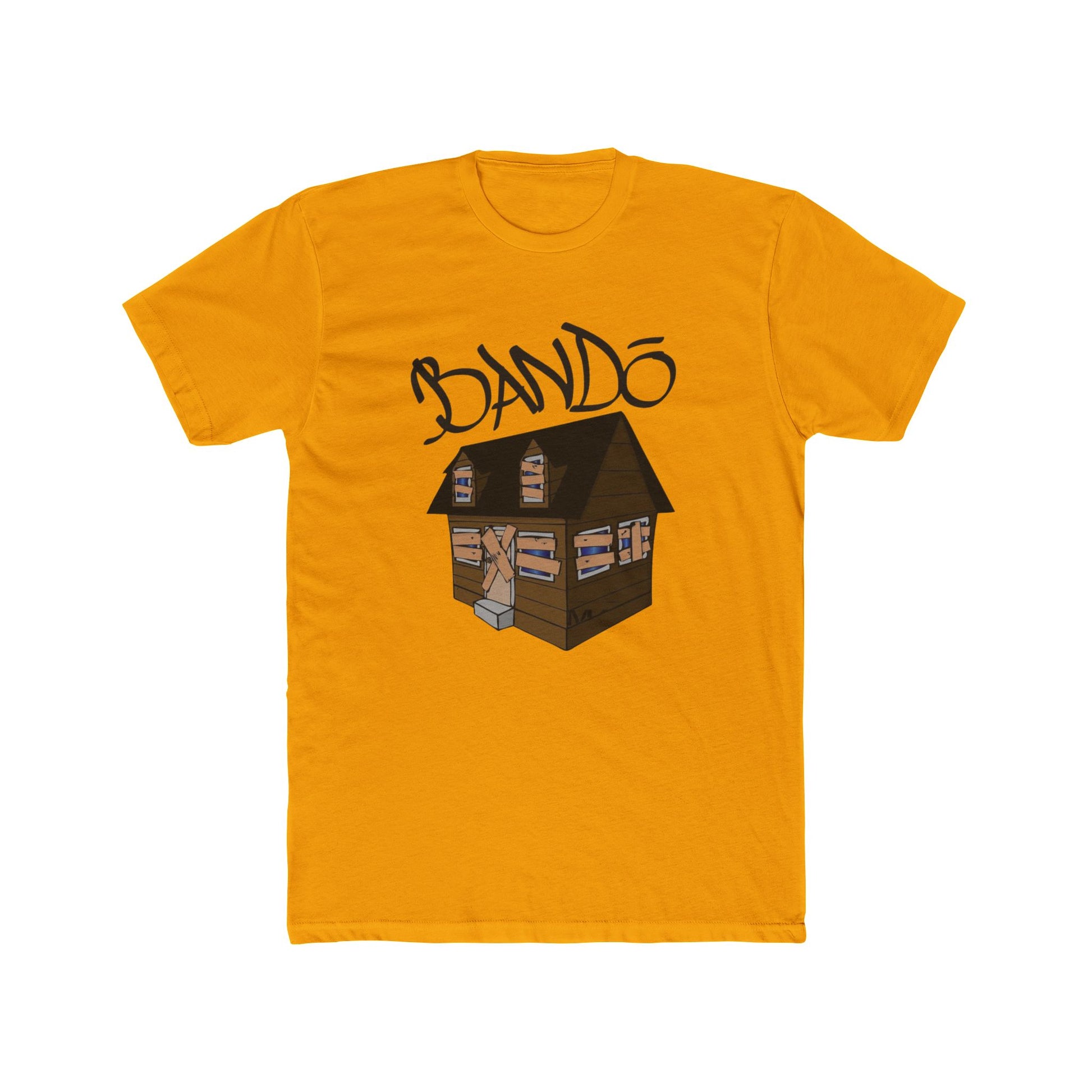 Bando Cotton Yellow Crew T-Shirt