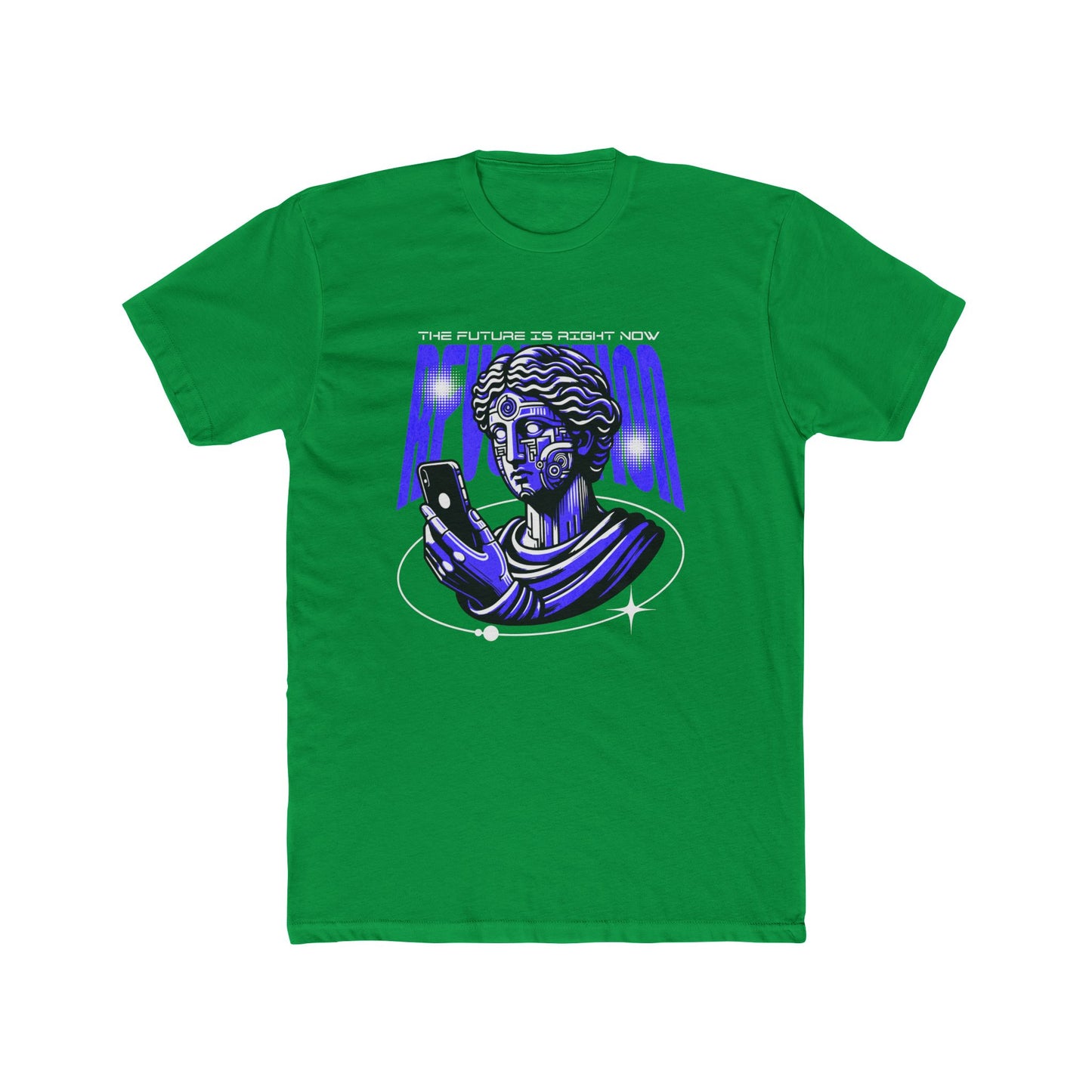 Revolution Cotton Green Crew T-Shirt