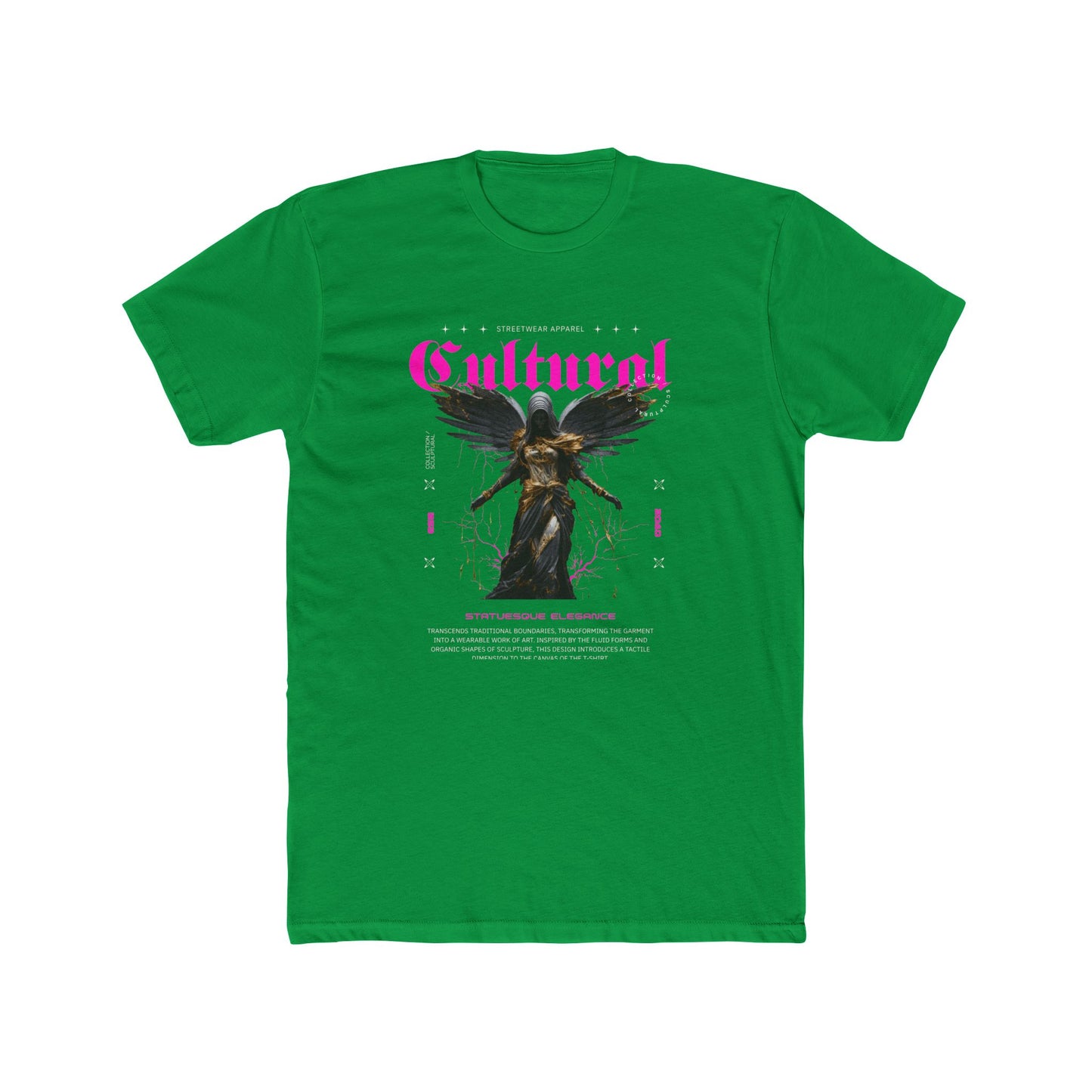 Cultural Cotton Green Crew T-Shirt