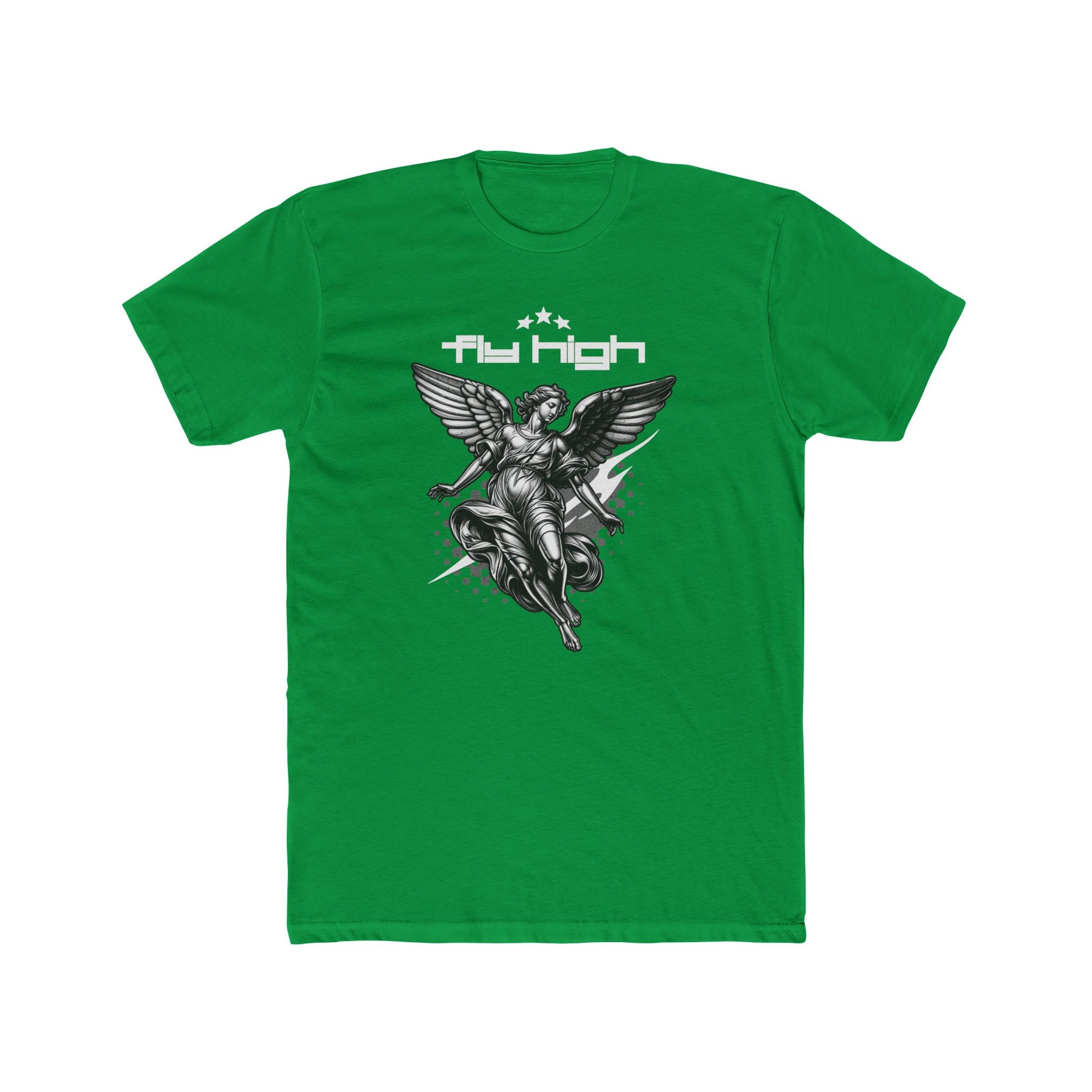 Fly High Cotton Green Crew T-Shirt