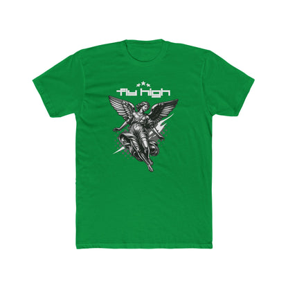 Fly High Cotton Green Crew T-Shirt
