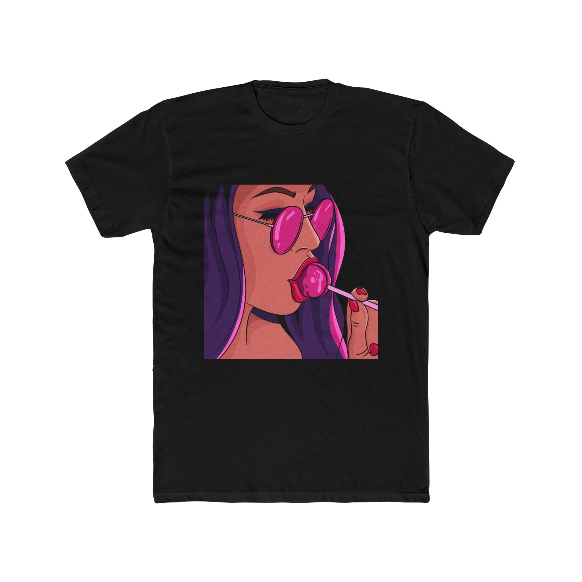 Bold Flavor Cotton Black Crew T-Shirt