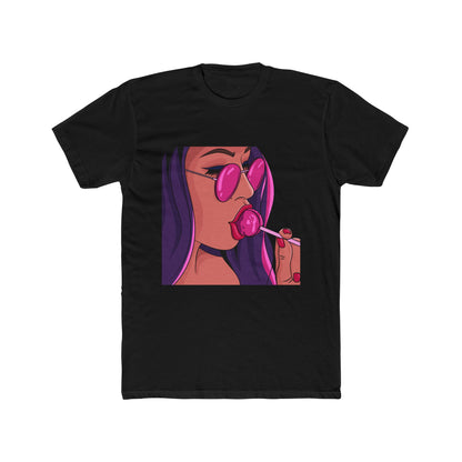 Bold Flavor Cotton Black Crew T-Shirt