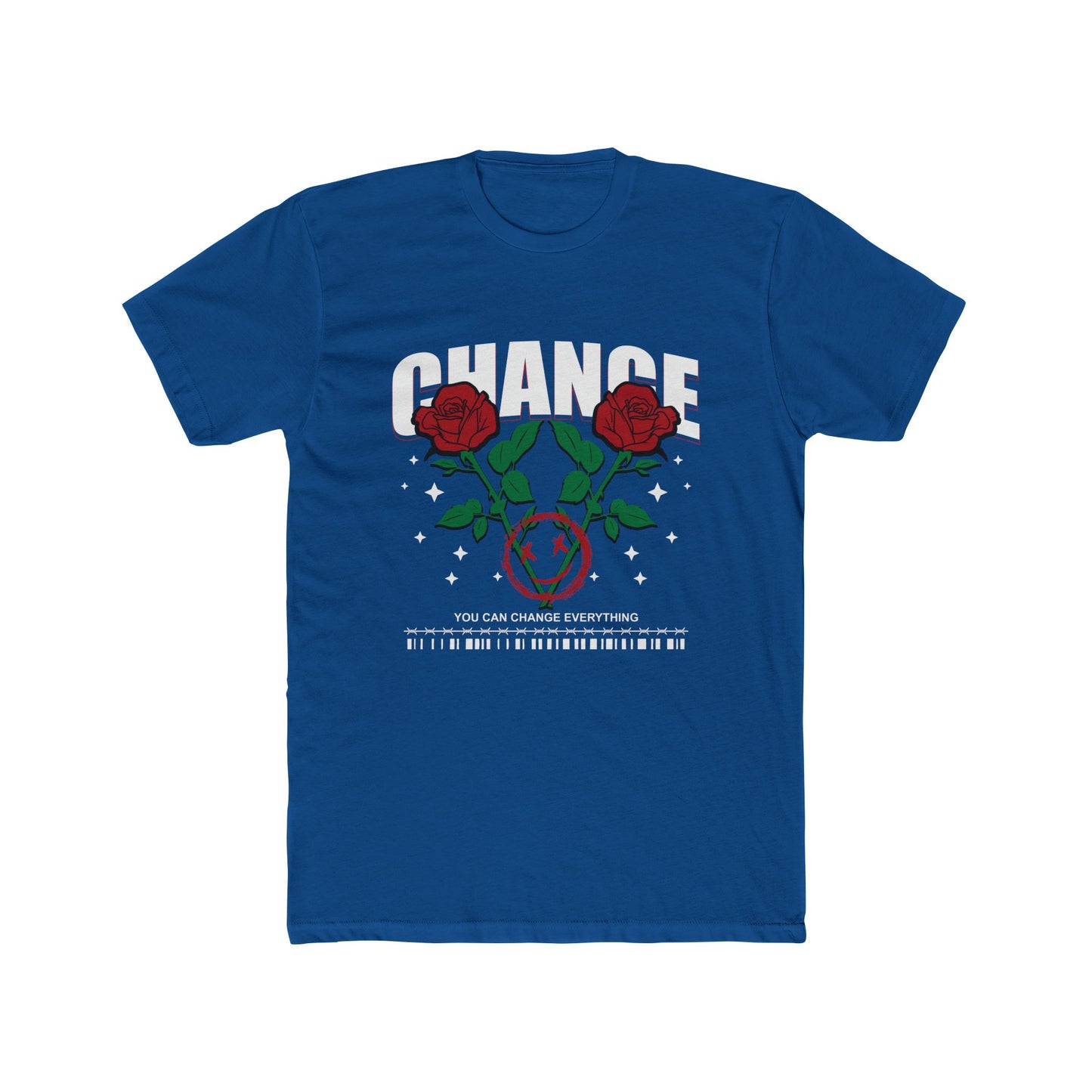 Change Cotton Blue Crew T-Shirt