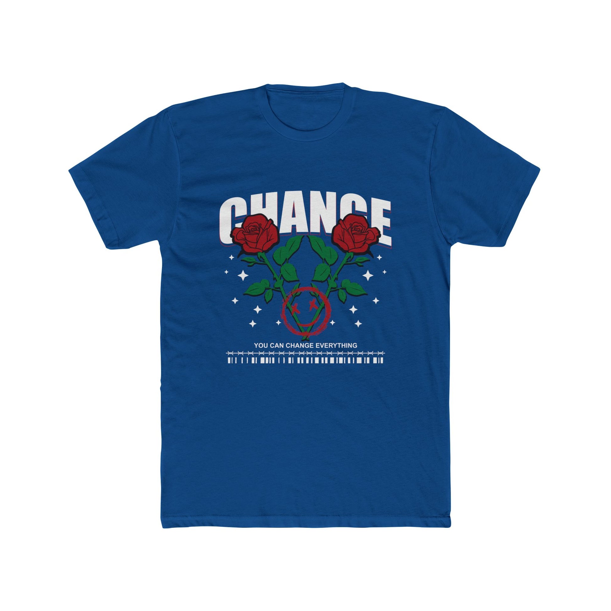 Change Cotton Blue Crew T-Shirt