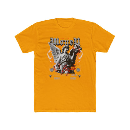 Money Cotton Yellow Crew T-Shirt