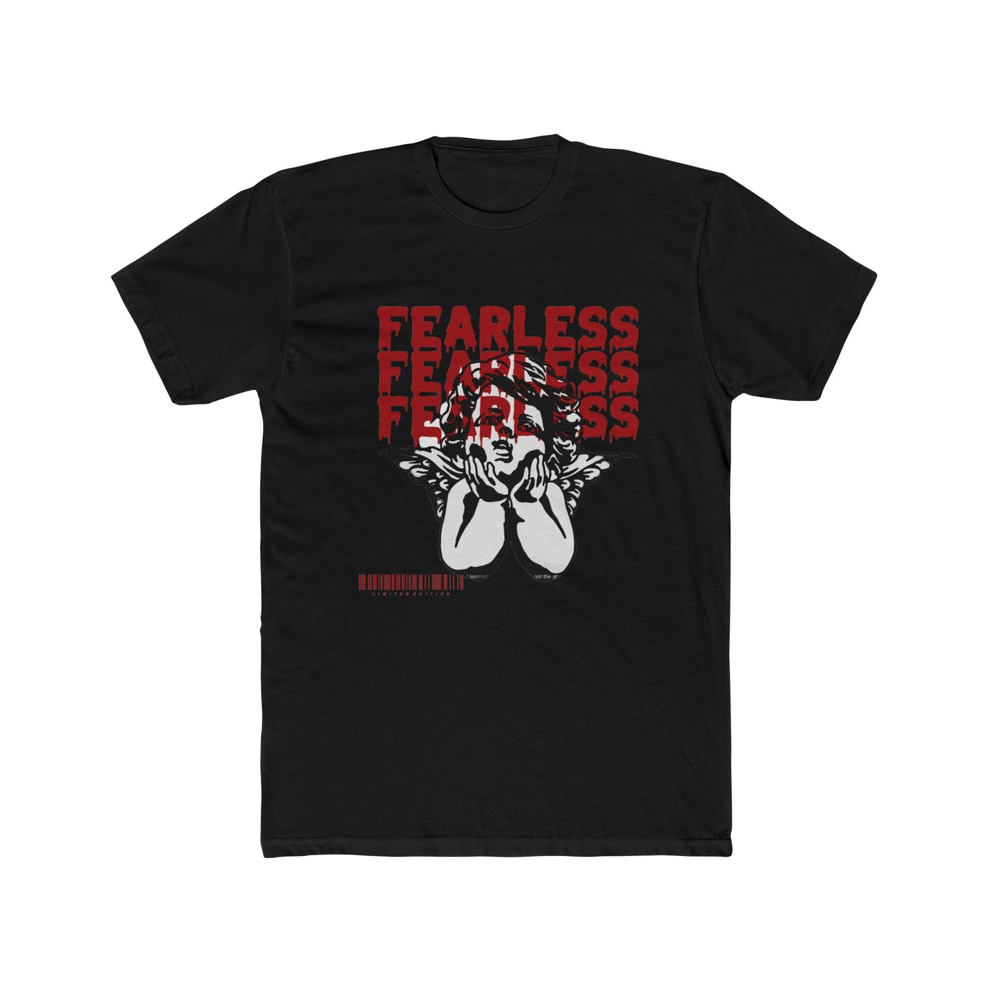 Fearless Cotton Black Crew T-Shirt