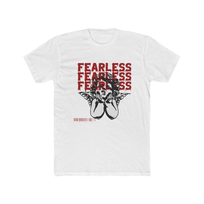 Fearless Cotton White Crew T-Shirt
