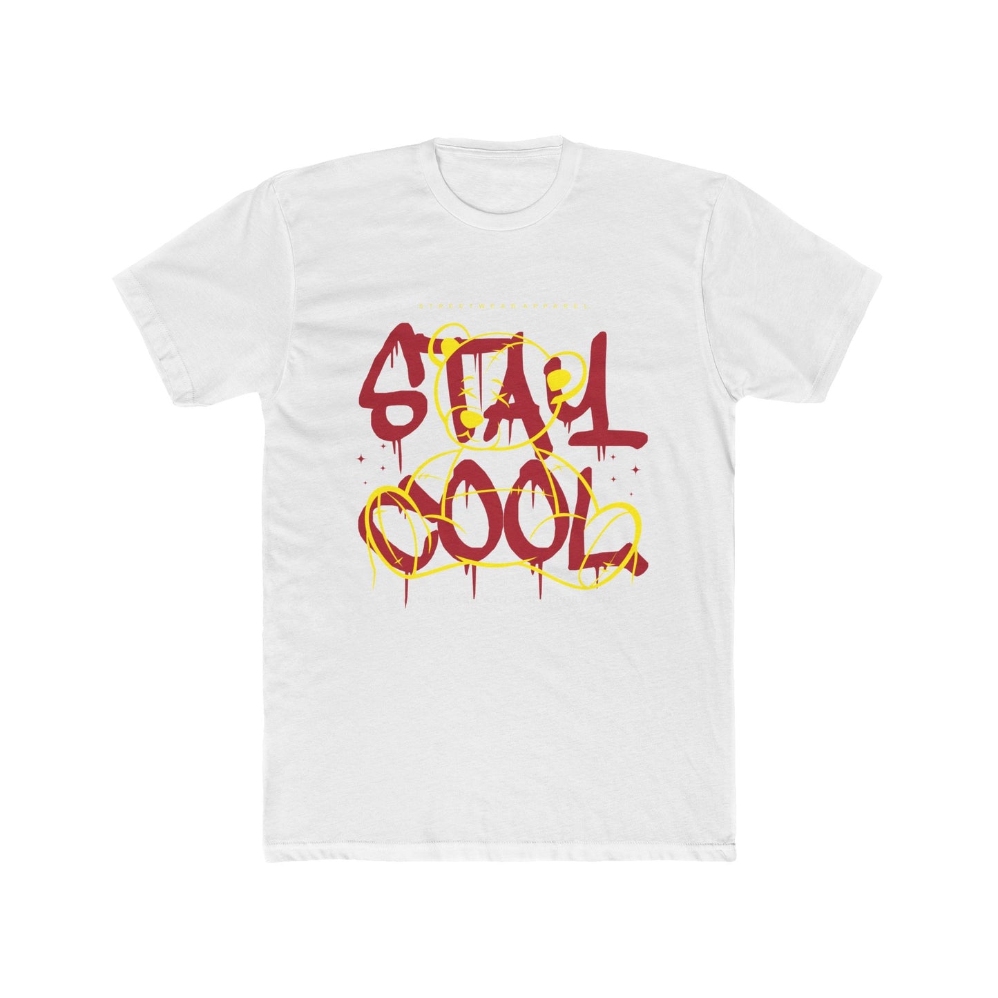 Stay Cool Cotton White Crew T-Shirt