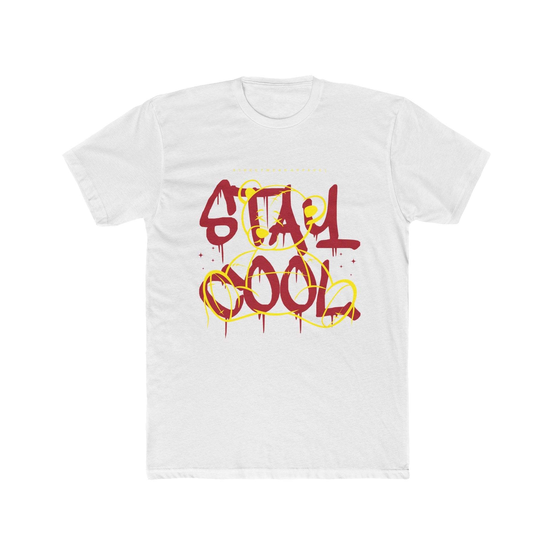 Stay Cool Cotton White Crew T-Shirt