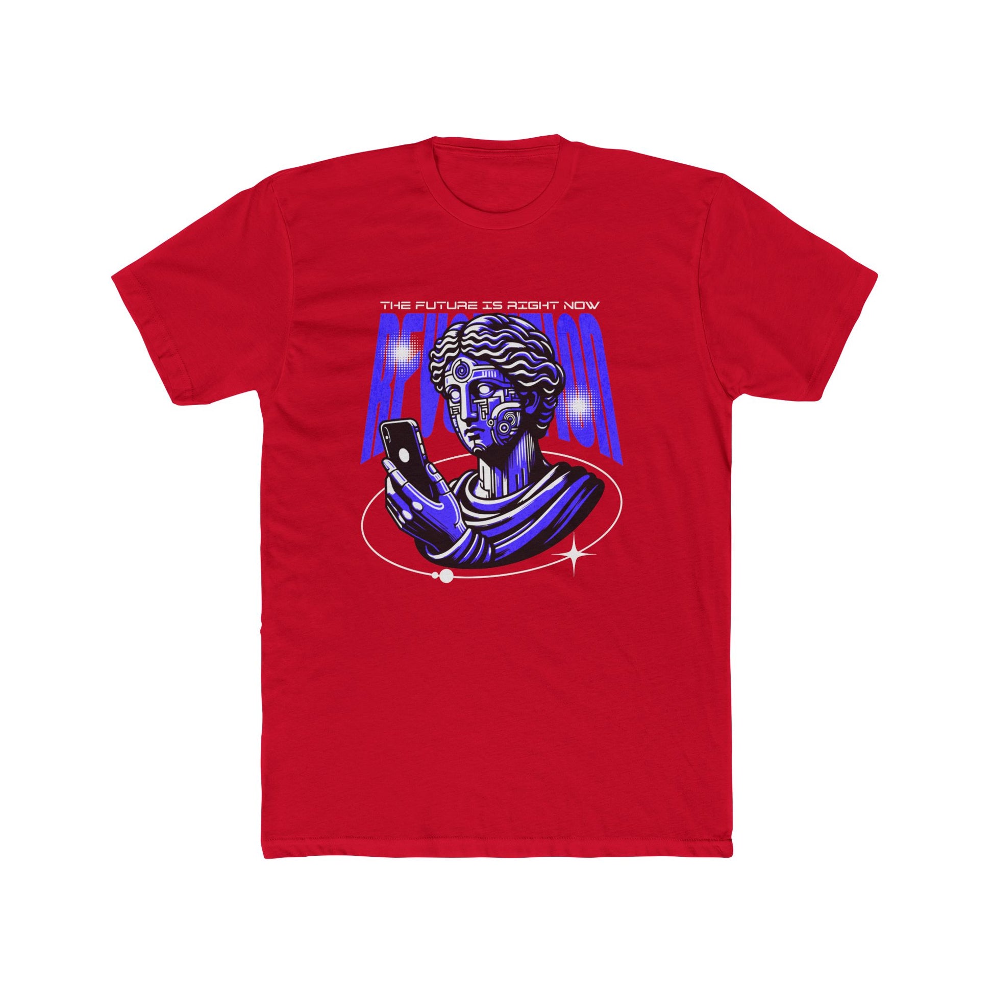Revolution Cotton Red Crew T-Shirt