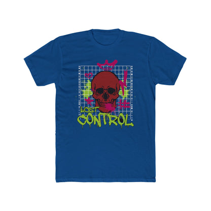 Control Cotton Blue Crew T-Shirt