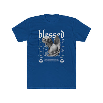 Blessed Cotton Blue Crew T-Shirt