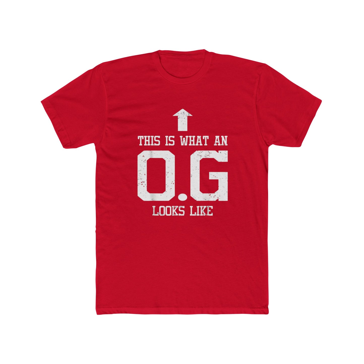 O.G Cotton Red Crew T-Shirt