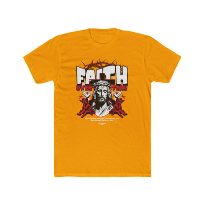 Faith Cotton Yellow Crew T-Shirt