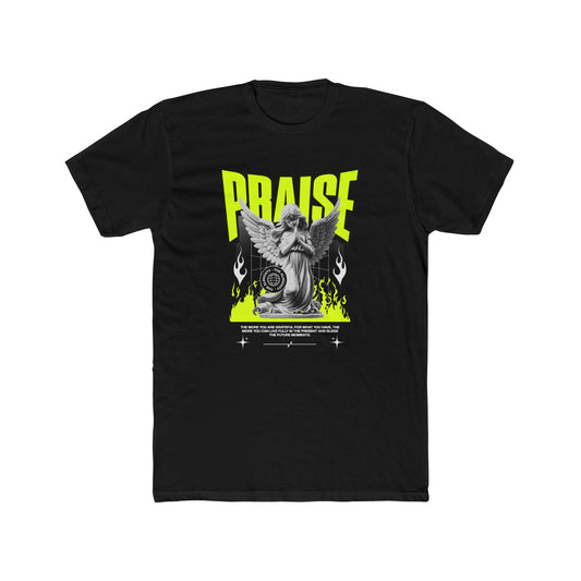 Praise Cotton Black Crew T-Shirt