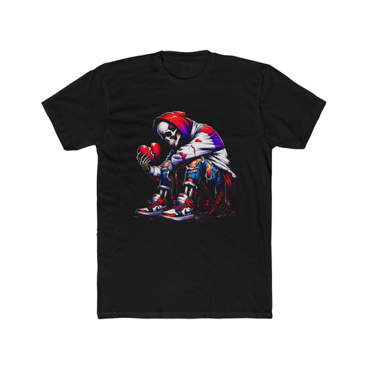 Broken Soul Cotton Black Crew T-Shirt