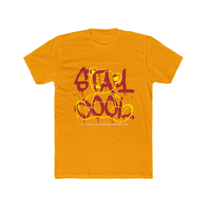 Stay Cool Cotton Yellow Crew T-Shirt