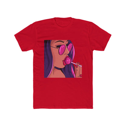 Bold Flavor Cotton Red Crew T-Shirt