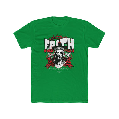 Faith Cotton Green Crew T-Shirt