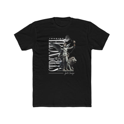 Inspire Strench Cotton Black Crew T-Shirt