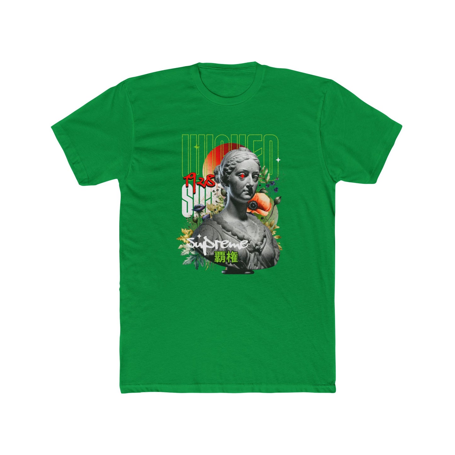 Wicked Cotton Green Crew T-Shirt