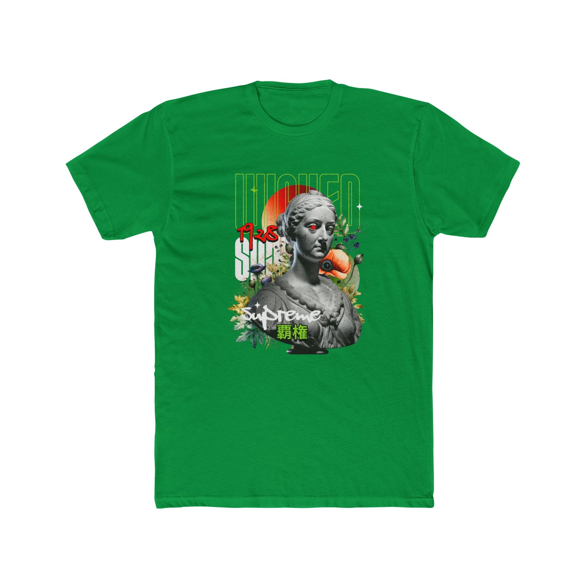 Wicked Cotton Green Crew T-Shirt