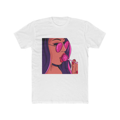 Bold Flavor Cotton White Crew T-Shirt